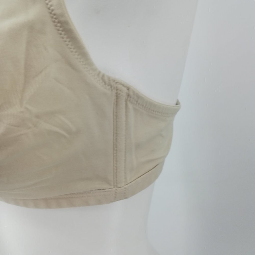 Lands End Soft Cup Bra Size 36B Wire Free Nude Tan Beige Stretch Adjustable - Picture 5 of 10